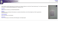 Desktop Screenshot of neue-rosenkreuzer.de
