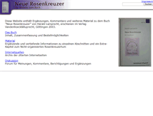 Tablet Screenshot of neue-rosenkreuzer.de